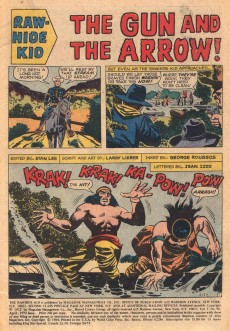 Extrait de Rawhide Kid Vol.1 (1955) -98- The Gun and the Arrow!
