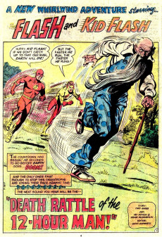 Extrait de The flash Vol.1 (1959) -232- Death-Rattle of the 12-Hour Man!; The Duel of the Super-Heroes!