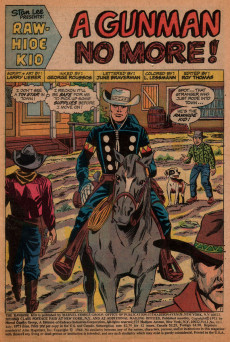Extrait de Rawhide Kid Vol.1 (1955) -113- A Gunman No More!