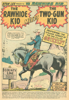 Extrait de Rawhide Kid Vol.1 (1955) -121- Side By Side With Kid Colt, Outlaw!
