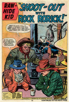 Extrait de Rawhide Kid Vol.1 (1955) -141- Mr. Lightning!