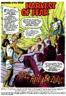 Extrait de Brothers of the Spear (Gold Key - 1972) -1- Harvest of Fear