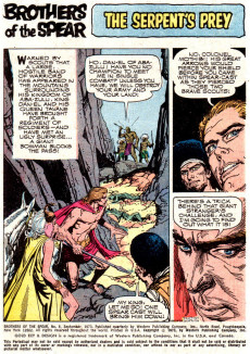 Extrait de Brothers of the Spear (Gold Key - 1972) -6- The Serpent's Prey