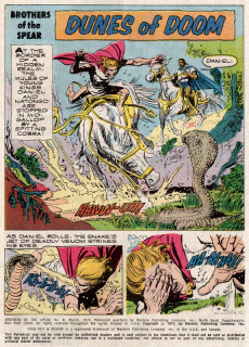 Extrait de Brothers of the Spear (Gold Key - 1972) -8- Dunes of Doom
