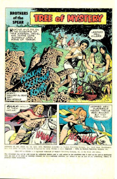 Extrait de Brothers of the Spear (Gold Key - 1972) -13- Tree of Mystery!