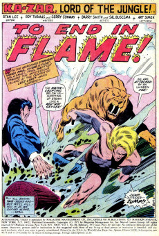 Extrait de Astonishing Tales Vol.1 (1970) -10- To Die In Flames!