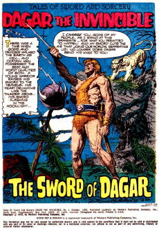 Extrait de Dagar the Invincible (Gold Key - 1972) -1- Issue # 1