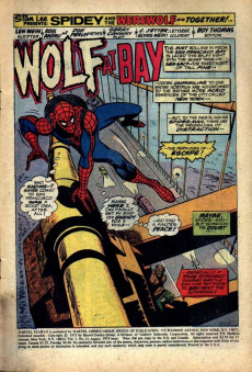 Extrait de Marvel Team-Up Vol.1 (1972) -12- Wolf At Large -- Spider At Bay!