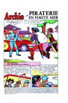 Extrait de Le monde de Archie (Éditions Héritage) -15- Piraterie en haute mer