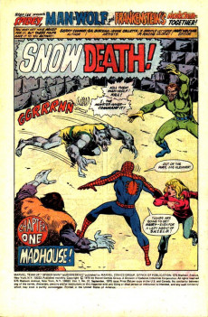 Extrait de Marvel Team-Up Vol.1 (1972) -37- Murder Means the Man-Wolf!