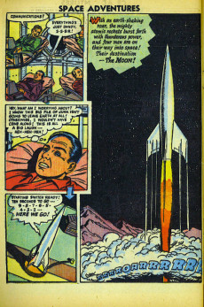 Extrait de Space Adventures (1952) -20- First Trip to the Moon