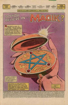 Extrait de The new Mutants (1983) -14- Do You Believe In -- Magik?