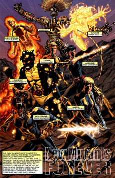 Extrait de New Mutants Forever (2010) -1VC- The Fall of Nova Roma Part 1