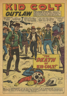 Extrait de Kid Colt Outlaw (1948) -91- The Death of Kid Colt!