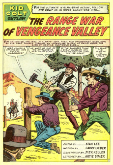 Extrait de Kid Colt Outlaw (1948) -129- The Range War of Vengeance Valley!