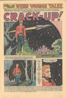 Extrait de Weird Wonder Tales (Marvel Comics - 1973) -2- I Was Kidnapped by a Flying Saucer!