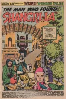 Extrait de Weird Wonder Tales (Marvel Comics - 1973) -11- Slaughter in Shangri-La!