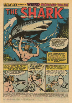 Extrait de Weird Wonder Tales (Marvel Comics - 1973) -16- The Shark!