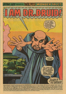 Extrait de Weird Wonder Tales (Marvel Comics - 1973) -19- The Testing of an Occult Master!
