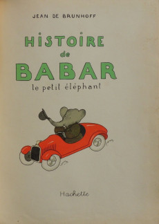 Extrait de Babar (Histoire de) -1b1949- Histoire de Babar le petit éléphant