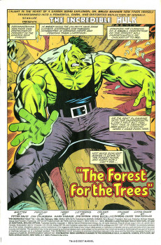 Extrait de The incredible Hulk Vol.1bis (1968) -402- The Forest For The Trees