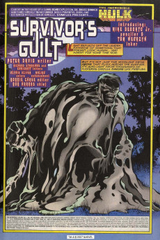 Extrait de The incredible Hulk Vol.1bis (1968) -447- Survivor's Guilt