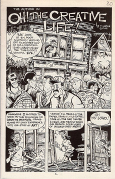 Extrait de Cud (Fantagraphics Books - 1992) -1- CUD #1 - You can't spank the monkey if he's on your back