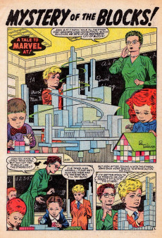 Extrait de Marvel Tales Vol.1 (1949) -136- The Mystery of the Blocks!