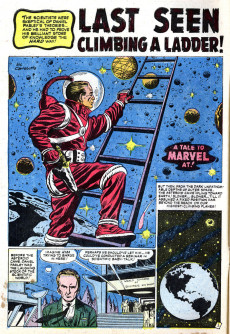 Extrait de Marvel Tales Vol.1 (1949) -138- Last Seen Climbing a Ladder!