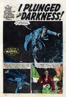 Extrait de Marvel Tales Vol.1 (1949) -150- I Plunged into Darkness!