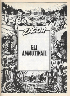 Extrait de Zagor (en italien) -399- Gli ammutinati