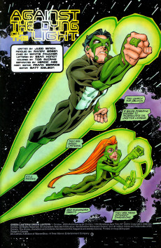 Extrait de Green Lantern and Green Lantern (2000) -1- Against The Dying Of The Light