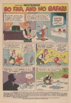 Extrait de Uncle $crooge (2) (Gold Key - 1963) -61- So Far and No Safari