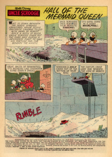 Extrait de Uncle $crooge (2) (Gold Key - 1963) -68- Hall of the Mermaid Queen!