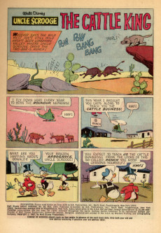 Extrait de Uncle $crooge (2) (Gold Key - 1963) -69- The Cattle King!