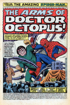 Extrait de Marvel Tales Vol.2 (1966) -69- The Arms of Doctor Octopus!