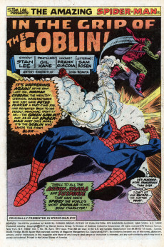 Extrait de Marvel Tales Vol.2 (1966) -78- Spidey Fights the Goblin