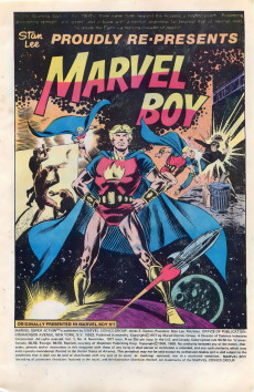 Extrait de Marvel Super Action Vol.2 (1977) -4- Back from the Fabulous '50s-- --The Crusader Called Marvel Boy