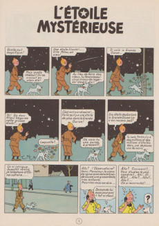 Extrait de Tintin (Historique) -10B35Bis- L'étoile mystérieuse