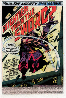 Extrait de Marvel Super Action Vol.2 (1977) -26- The Swordsman Strikes!