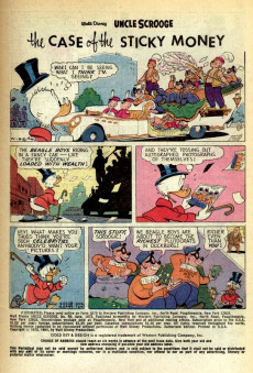 Extrait de Uncle $crooge (2) (Gold Key - 1963) -99- The Case of the Sticky Money