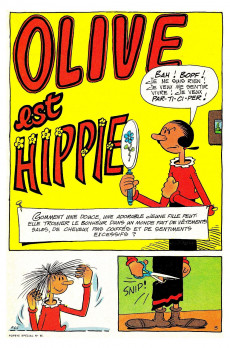 Extrait de Popeye (Cap'tain présente) (Spécial) -65- Olive est hippie