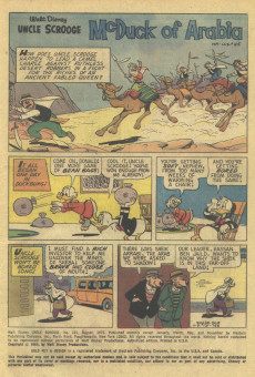 Extrait de Uncle $crooge (2) (Gold Key - 1963) -121- McDuck of Arabia