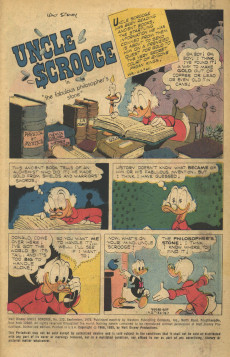 Extrait de Uncle $crooge (2) (Gold Key - 1963) -132- The Fabulous Philosopher's Stone