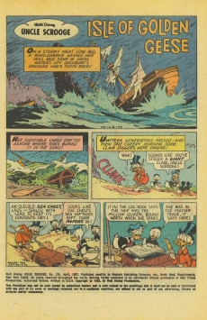 Extrait de Uncle $crooge (2) (Gold Key - 1963) -139- Isle of Golden Geese