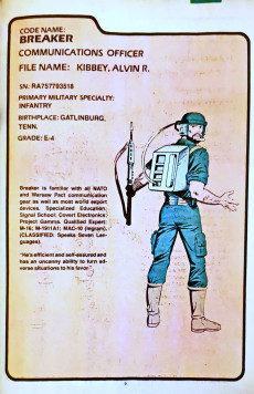 Extrait de G.I. Joe: A Real American Hero ! (1982) -HS- The G.I. Joe Order of Battle