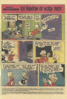 Extrait de Uncle $crooge (2) (Gold Key - 1963) -184- The Phantom of Notre Duck