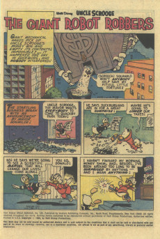 Extrait de Uncle $crooge (2) (Gold Key - 1963) -185- The Giant Robot Robbers