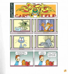 Extrait de Garfield (Presses Aventure - carrés) -72- Album Garfield #72