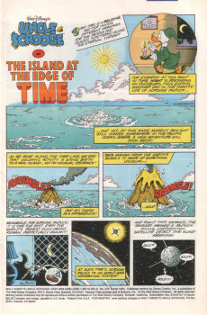 Extrait de Uncle $crooge (4) (Disney - 1990) -276- Island at the Edge of Time